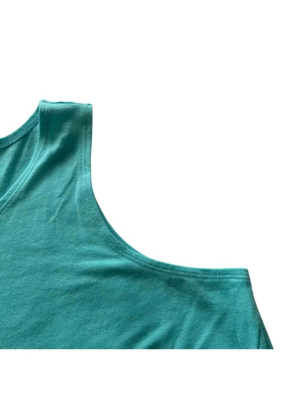 Logo Lounge Turquoise Sleeveless Asymetric Tunic Tank With Pocket US XL - Picture 8 of 13